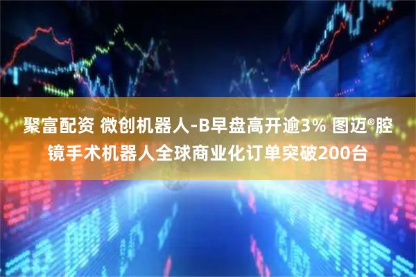 聚富配资 微创机器人-B早盘高开逾3% 图迈®腔镜手术机器人全球商业化订单突破200台